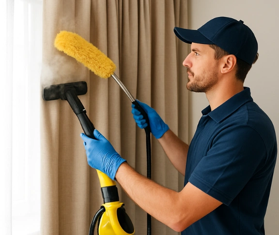 Trusted residential curtain cleaning technician Matty Curtain Cleaning rodd-point-nsw QLD