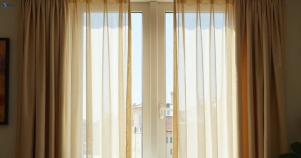 Dull dusty drapes in rodd-point-nsw before professional cleaning